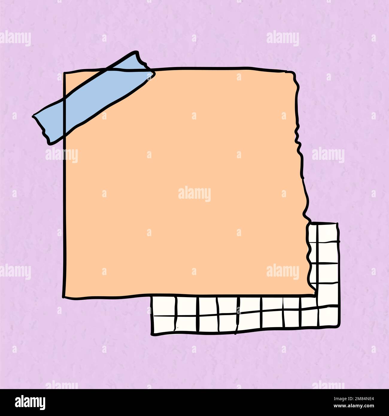 Sticky note vector on pastel pink background Stock Vector Image & Art ...