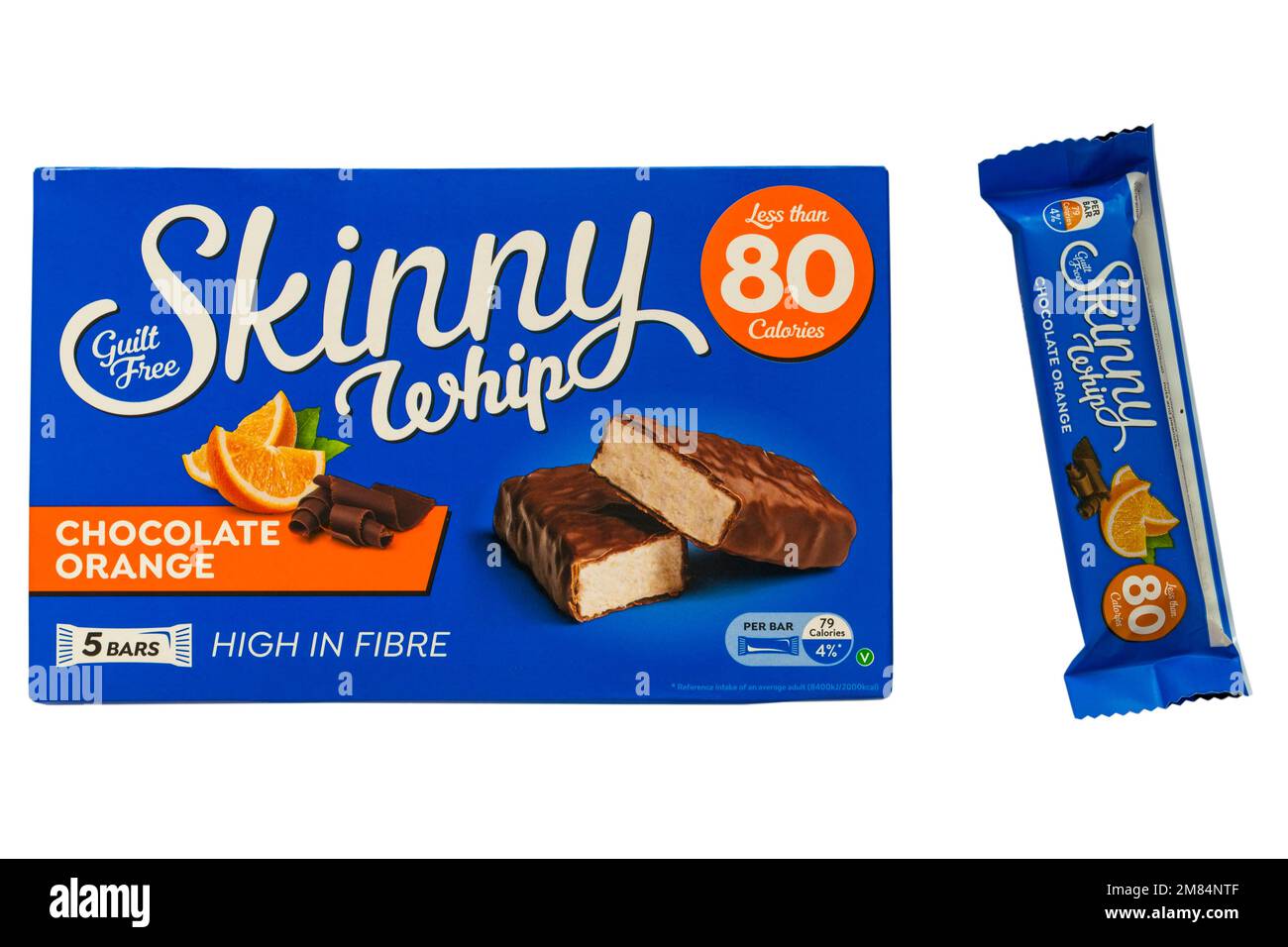 Skinny Whip Chocolate Orange Snack Bar Hi-res Stock Photography And ...