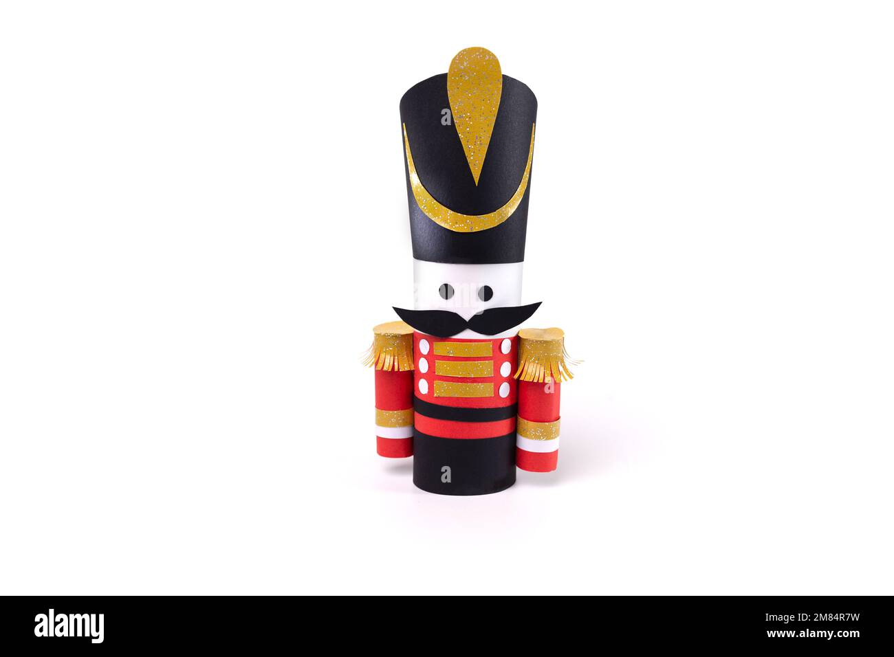 Nutcracker craft roll for kids Stock Photo Alamy