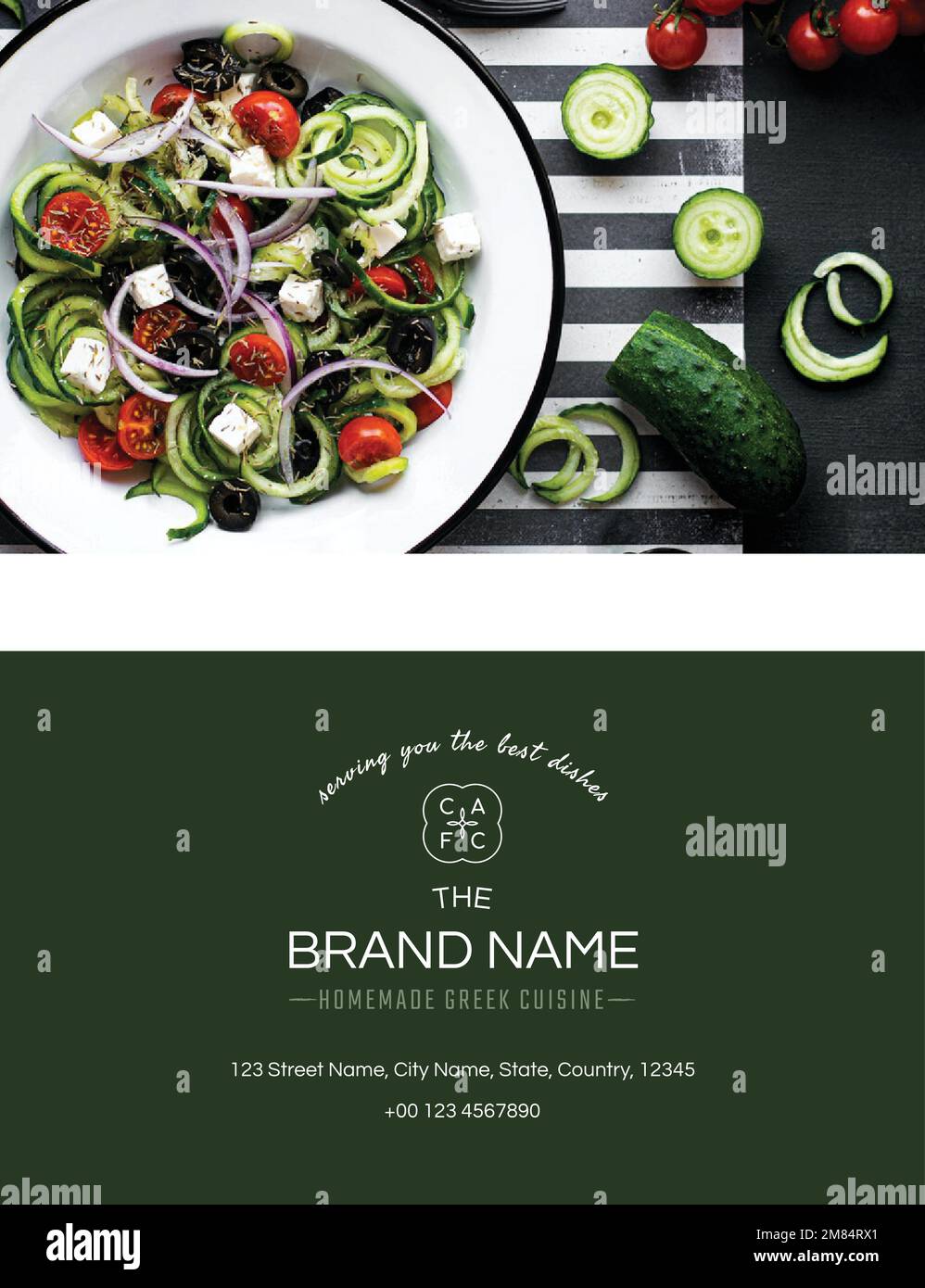 Restaurant business card template vector Stock Vector Image & Art Alamy
