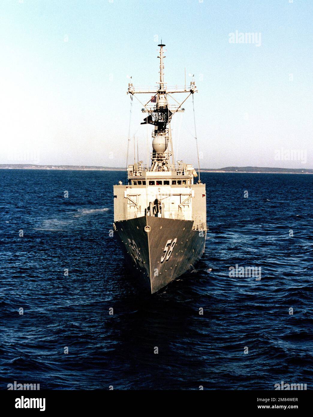 A Bow View Of The Guided Missile Frigate USS SAMUEL B. ROBERTS (FFG 58 ...