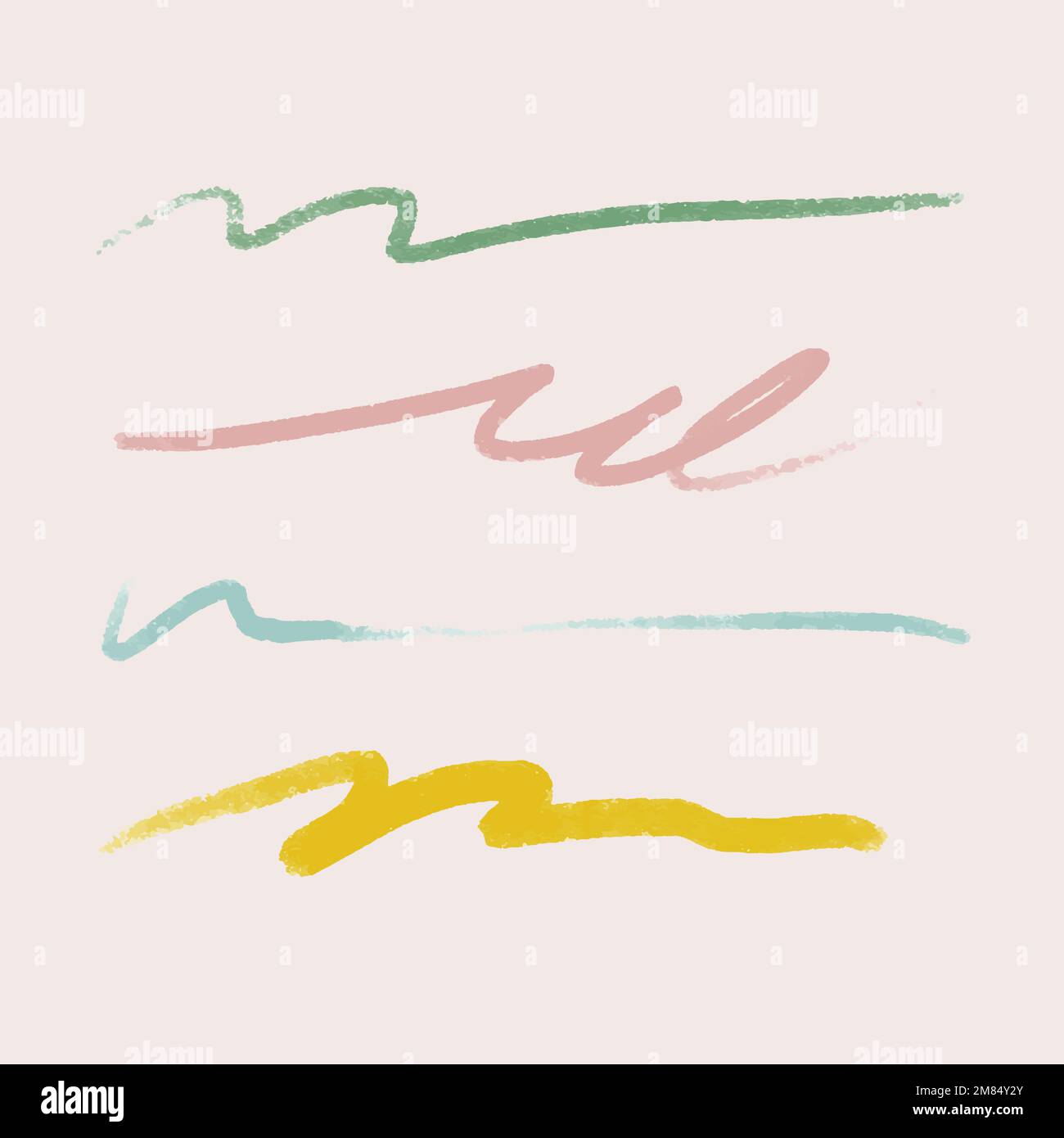 Abstract brush stroke element vector Stock Vector