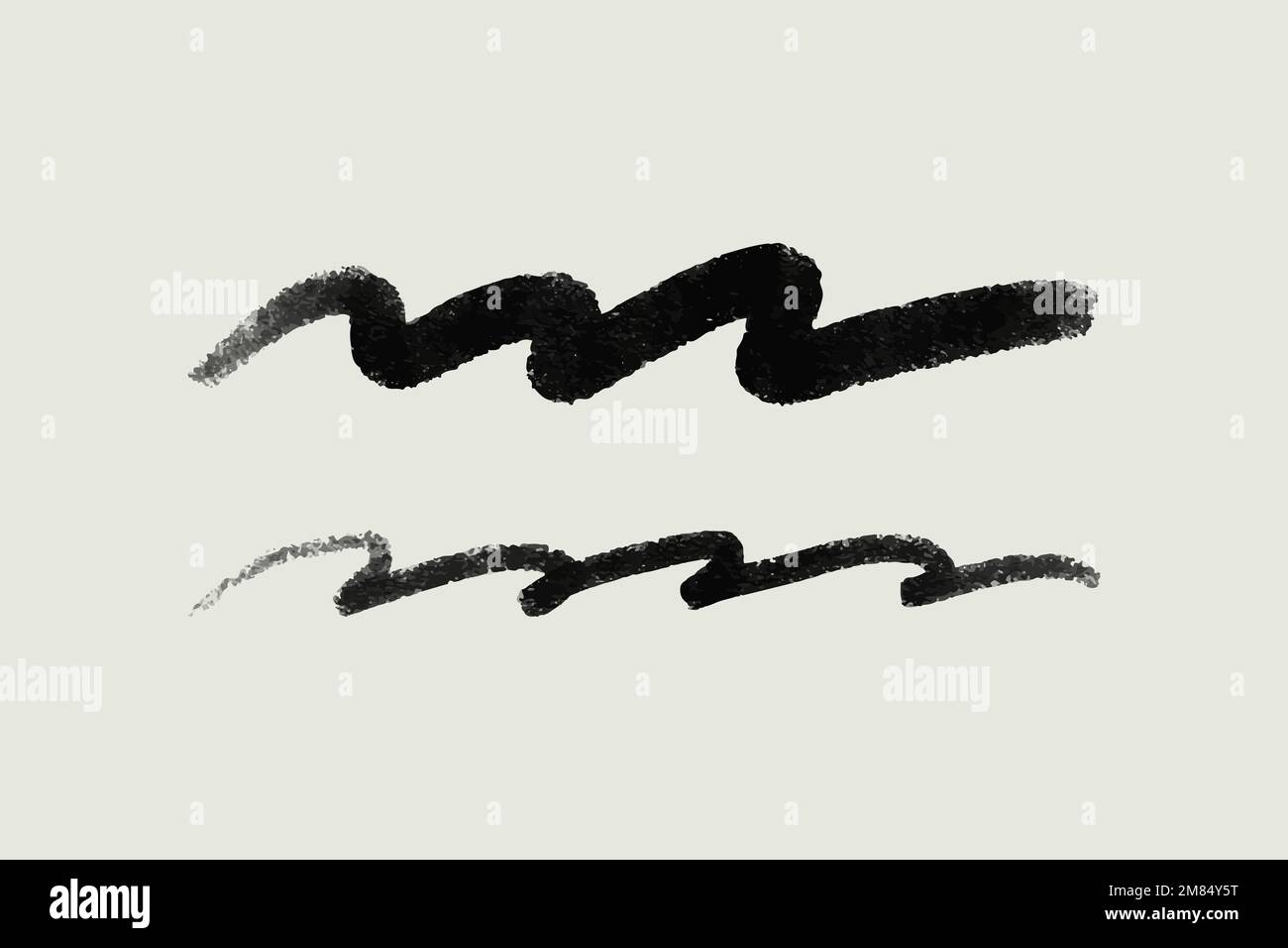 Black brush stroke element vector Stock Vector Image & Art - Alamy