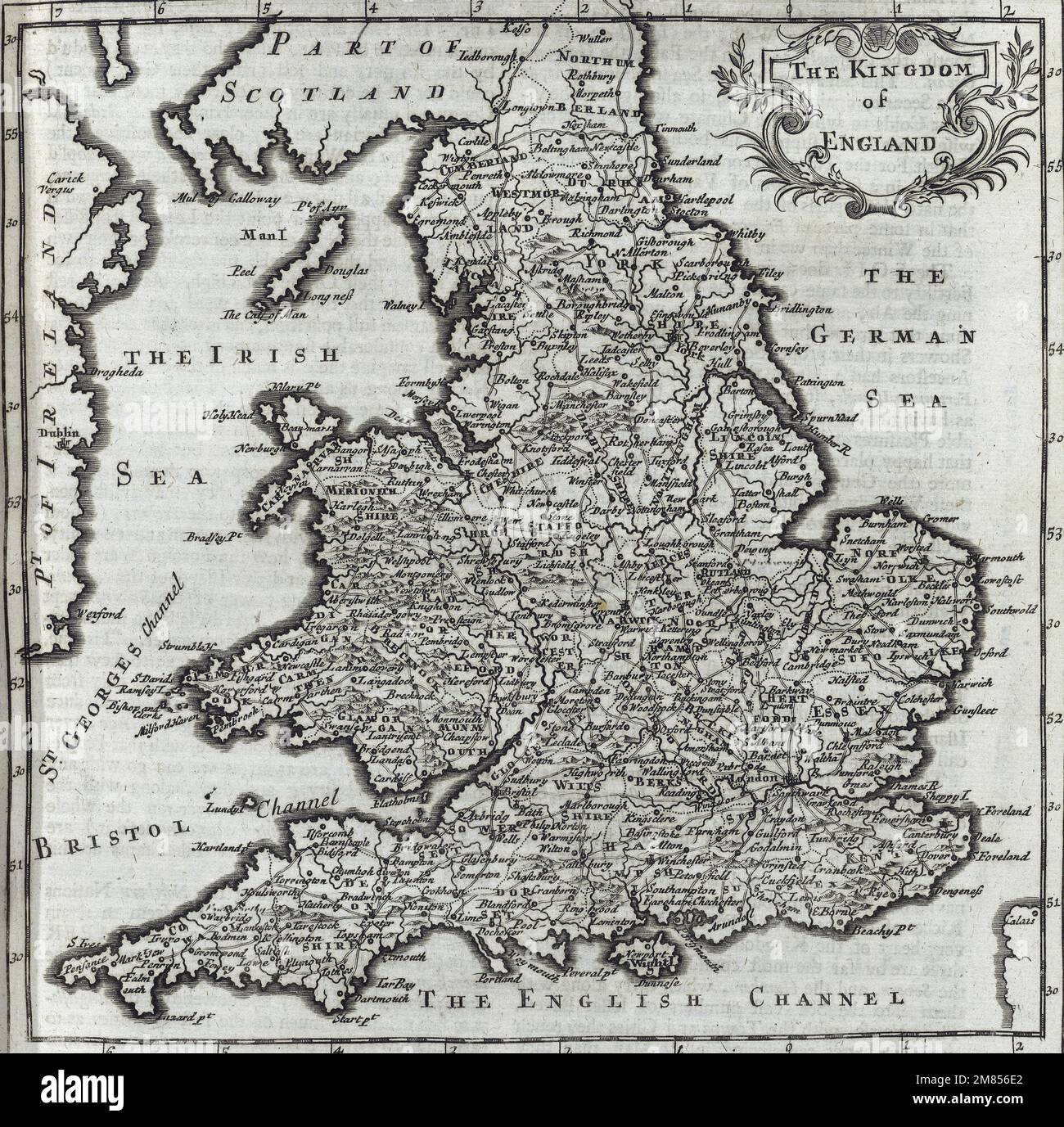 Antique map of Britain, Modified from the map released under Creative