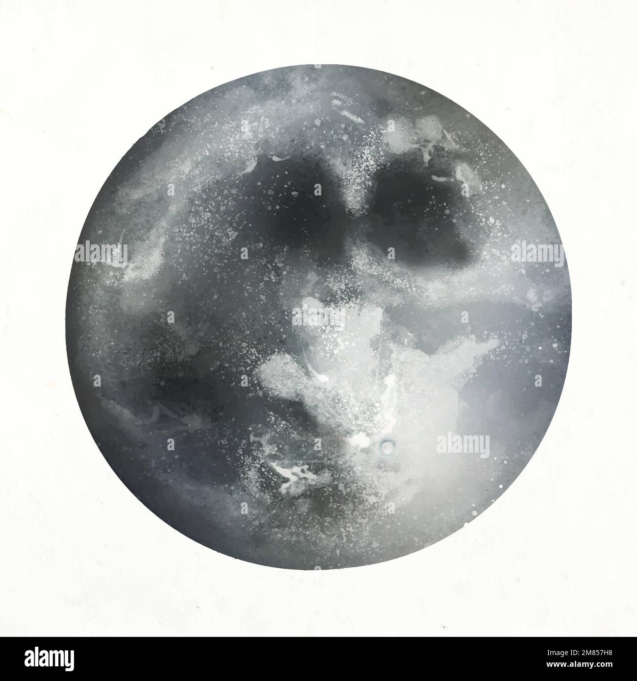 Full Moon Element Realistic full moon element vector Stock Vector Image & Art - Alamy
