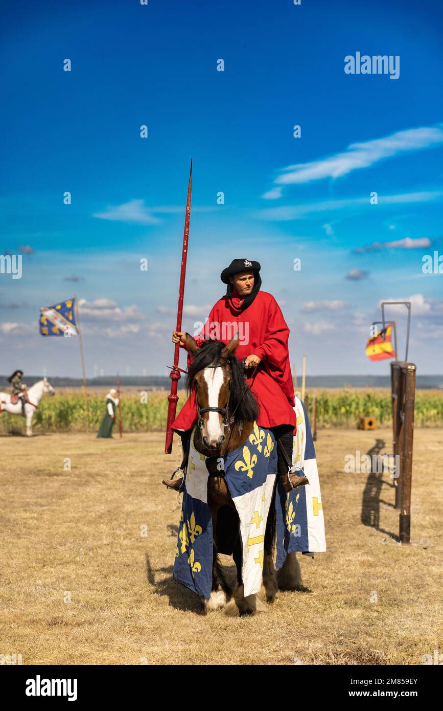 Folleville Medieval fair, France Stock Photo