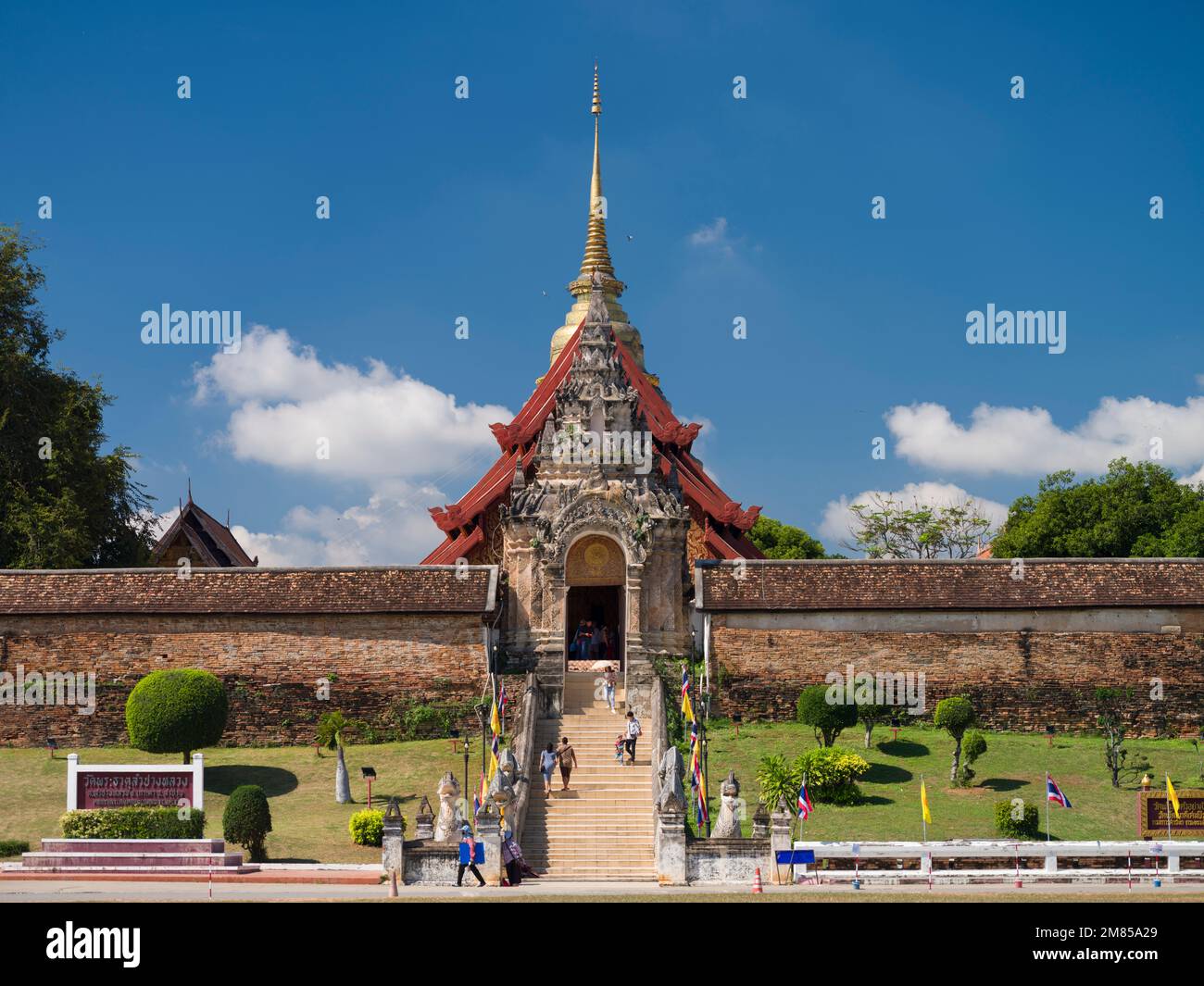 Lampang, Thailand. November 22, 2022. Wat Phra That Lampang Luang