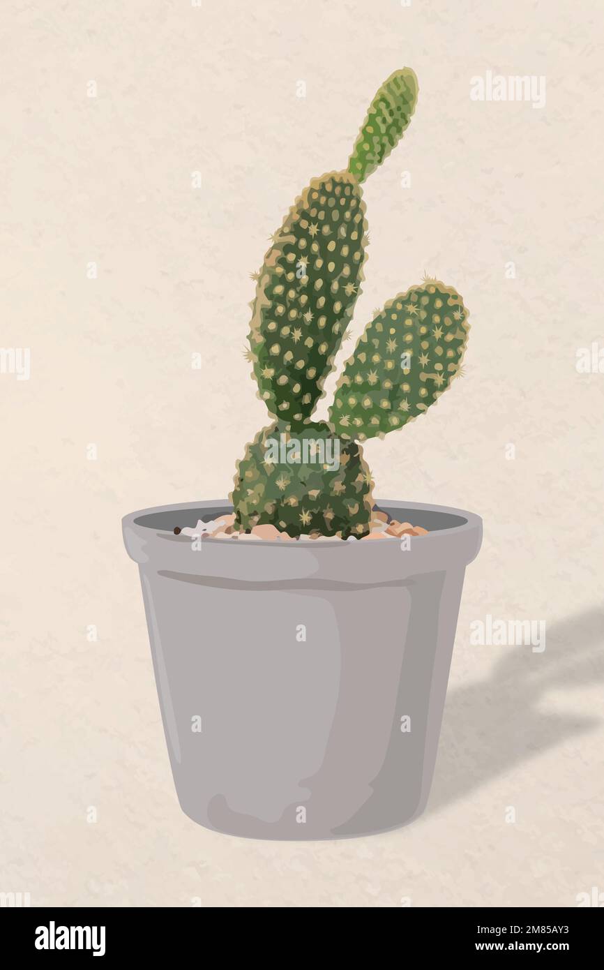 Plant vector art, Cactus illustration Stock Vector