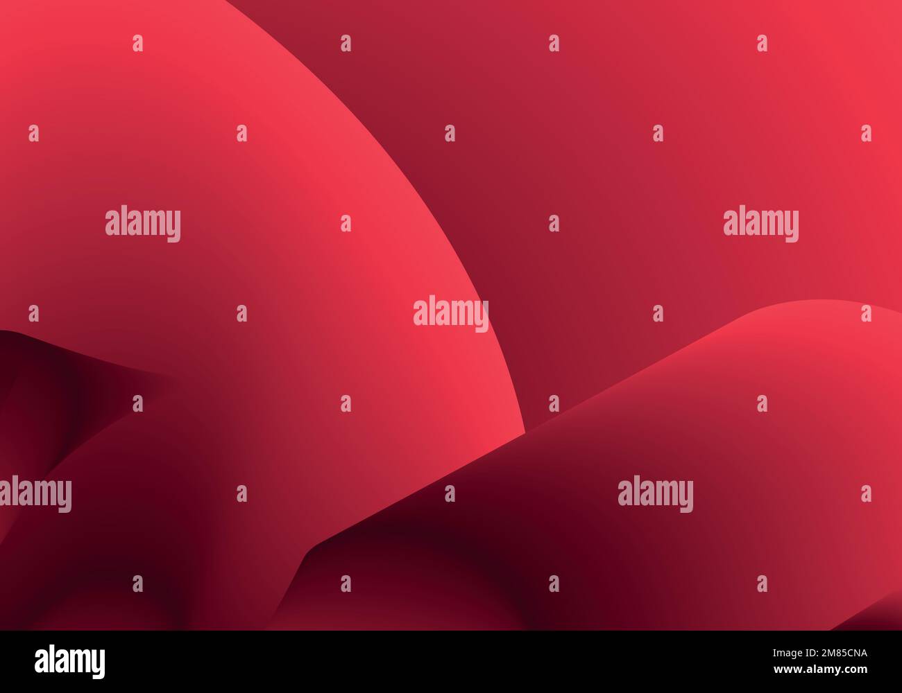 Red fluid wave. Duotone geometric compositions with gradient 3d flow shape. Innovation mode vector Stock Vector