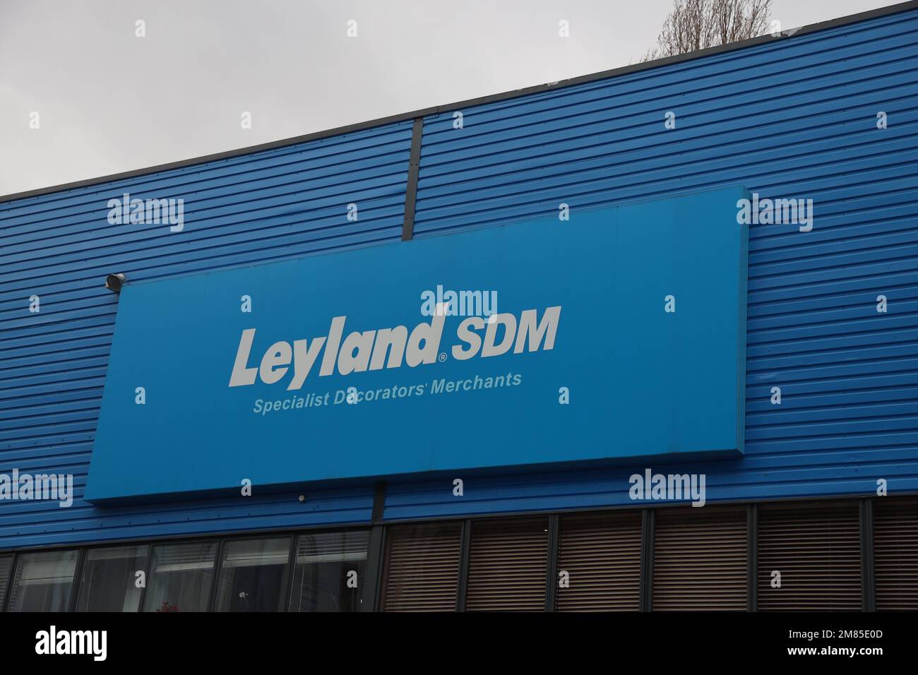 LONDON, UK Jan, 11, 2023 Leyland SDM sign Stock Photo Alamy