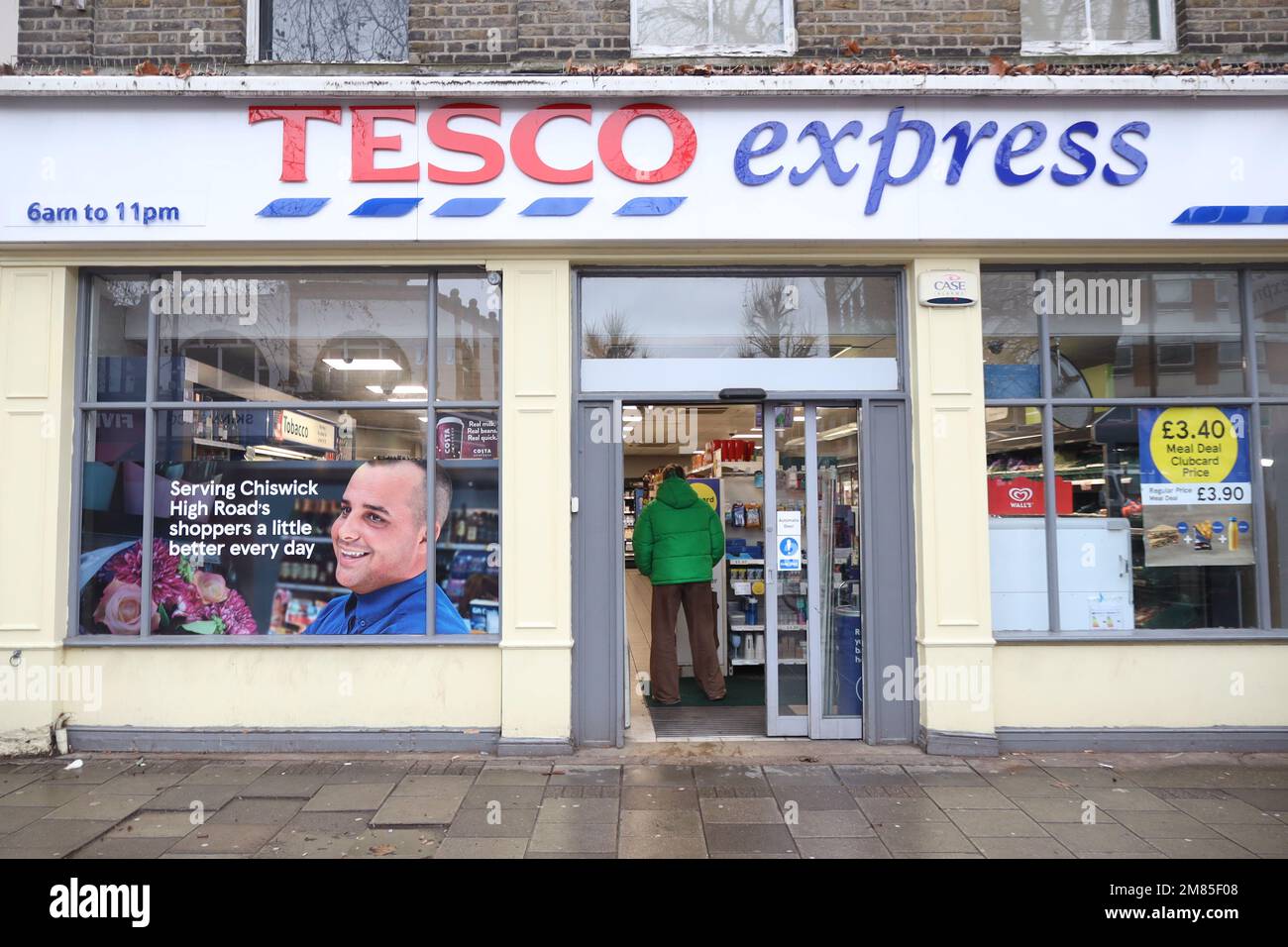 Tesco Express shop in Chiswick. Stock Photo