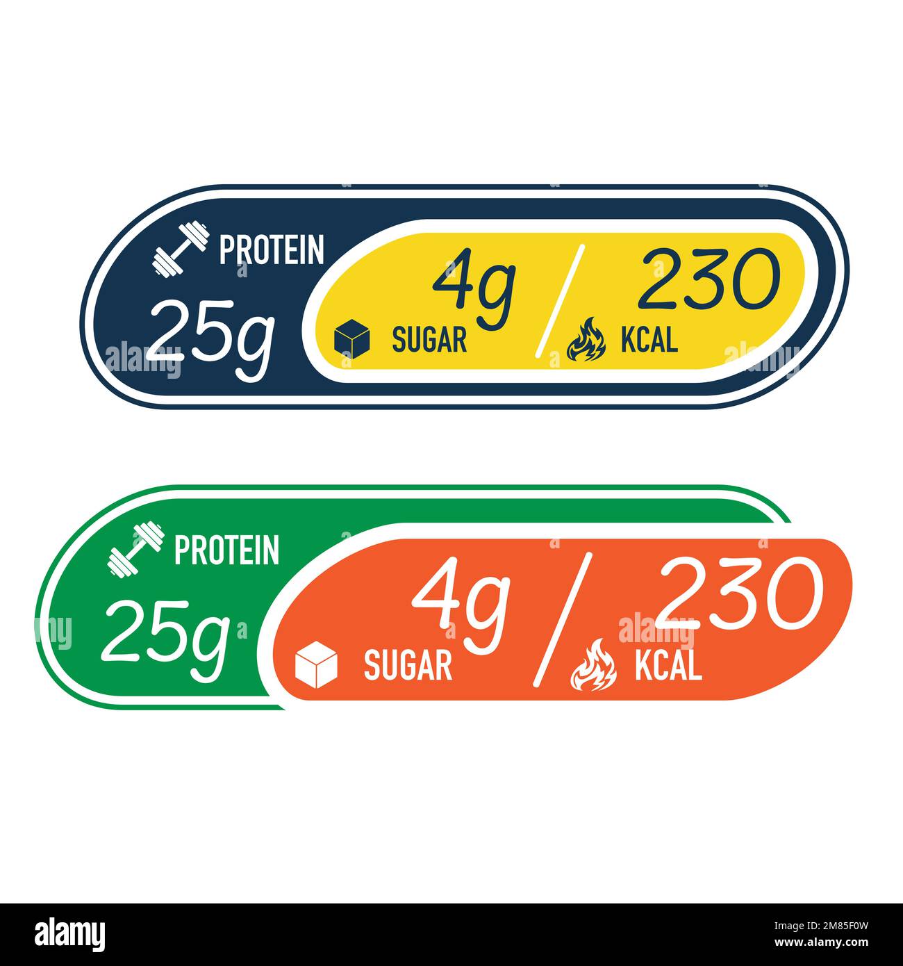 Protein bar Stock Vector Images - Alamy