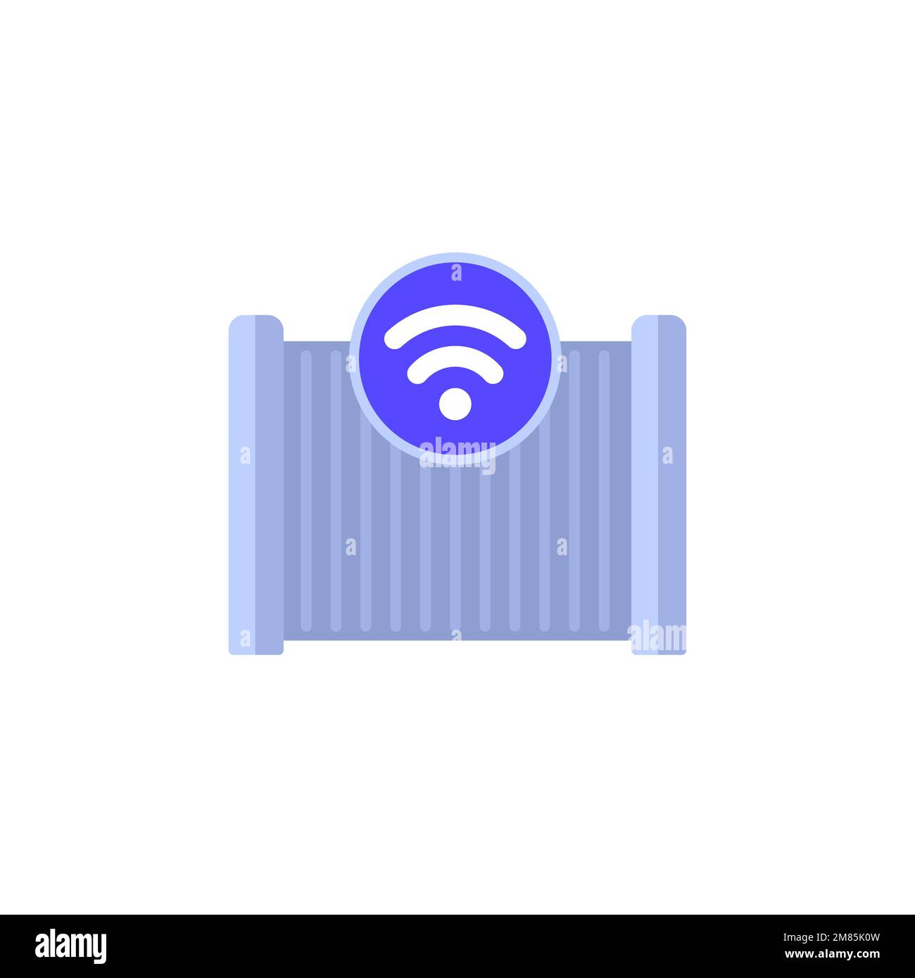 automatic gate icon, flat vector Stock Vector Image & Art Alamy