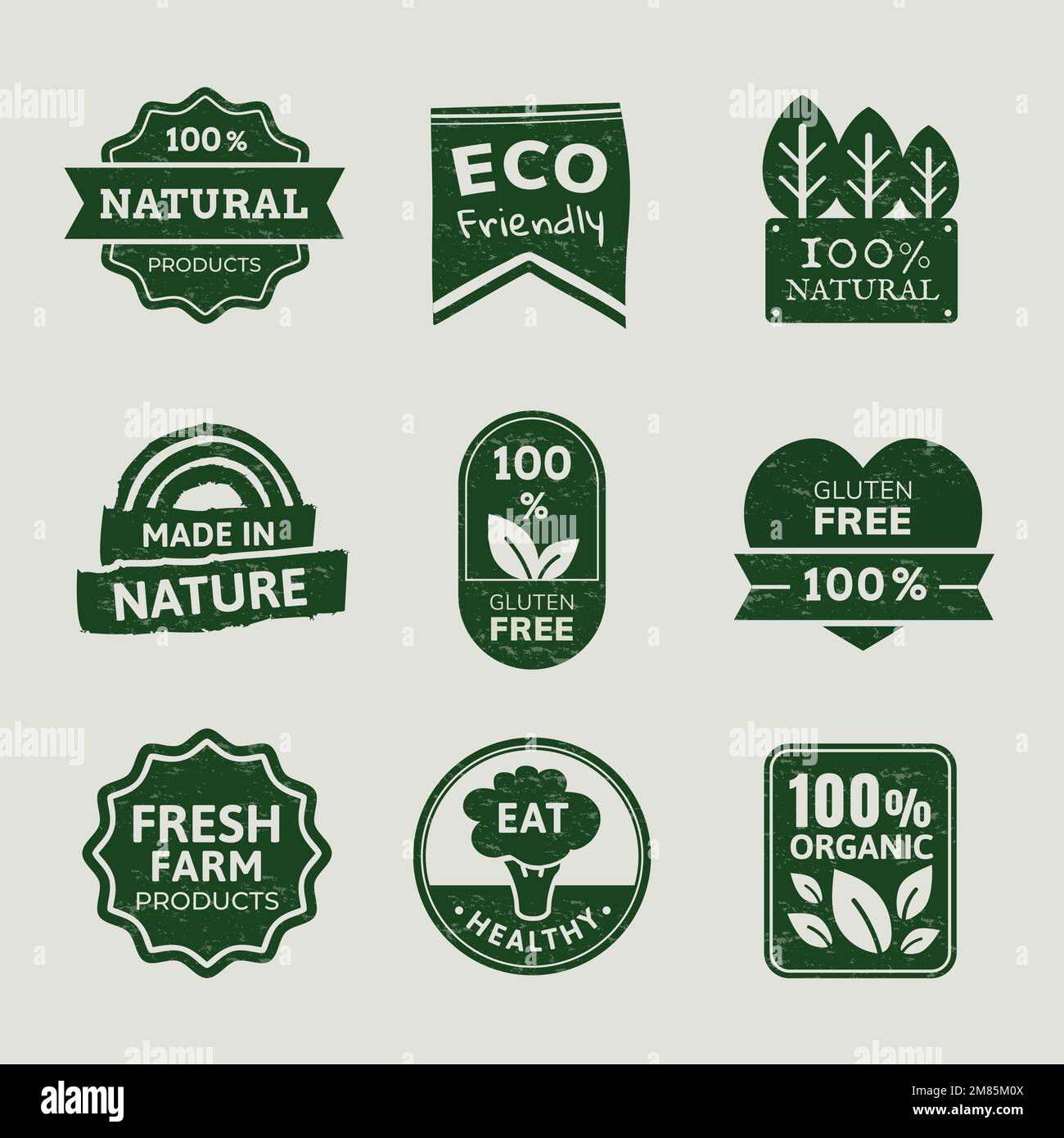 Organic Products Badges Set Vector For Food Marketing Campaigns Stock organic-products-badges-set-vector-for-food-marketing-campaigns-stock
