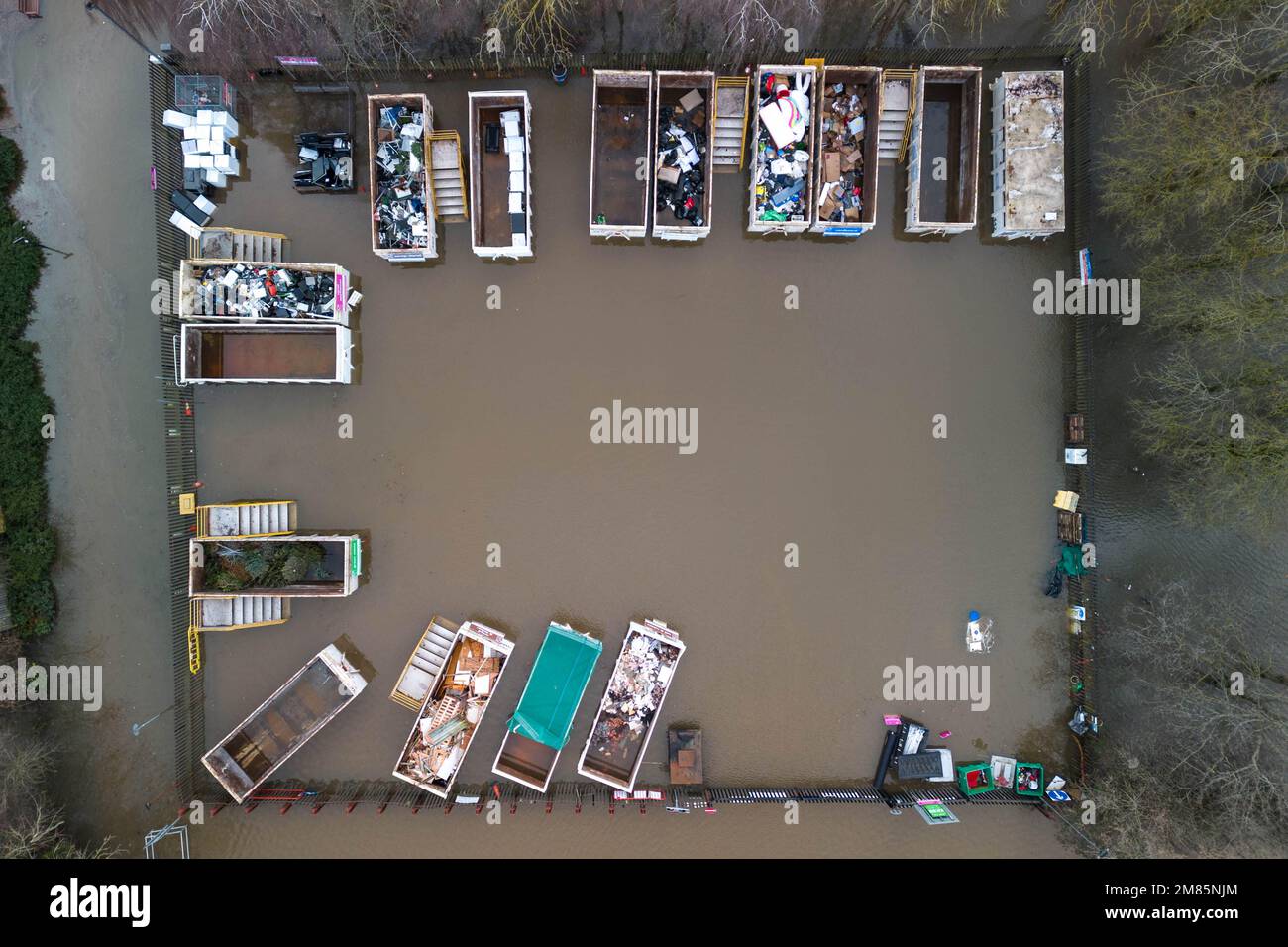 UptonuponSevern, Worcestershire, January 12th 2023 A small