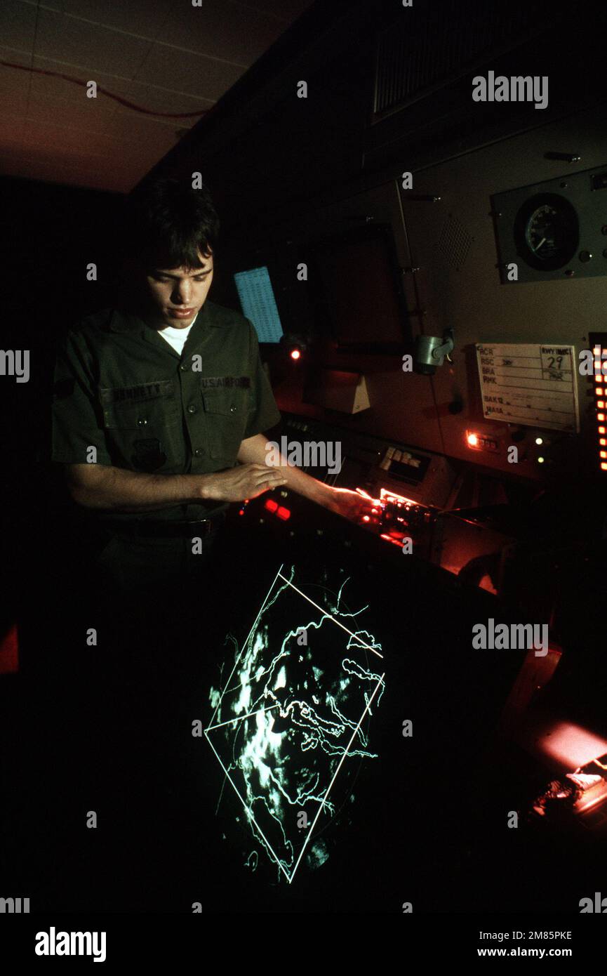 SRA Mike an air traffic control radar technician with