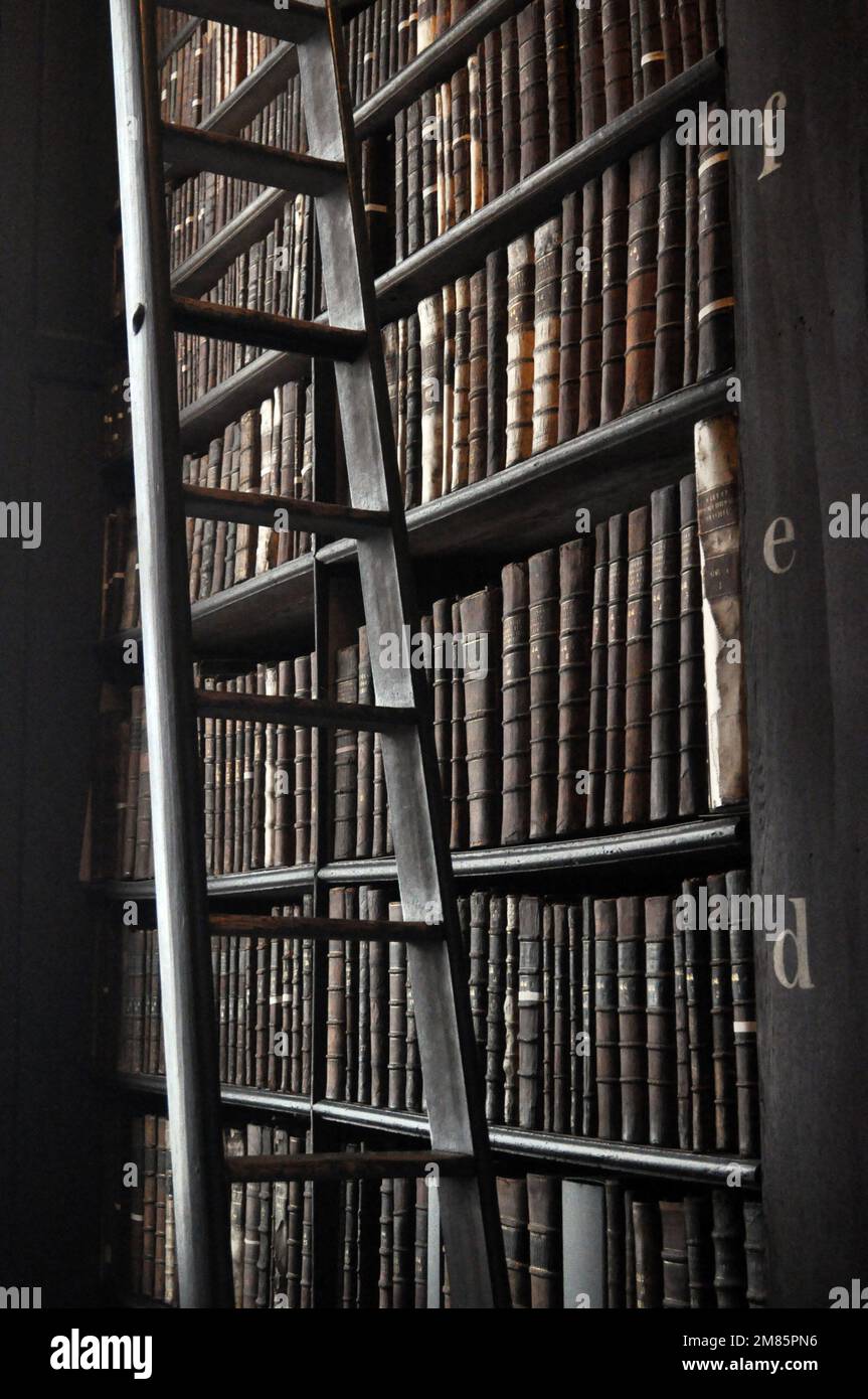 The old library of trinity college dublin ireland stock photo alamy
