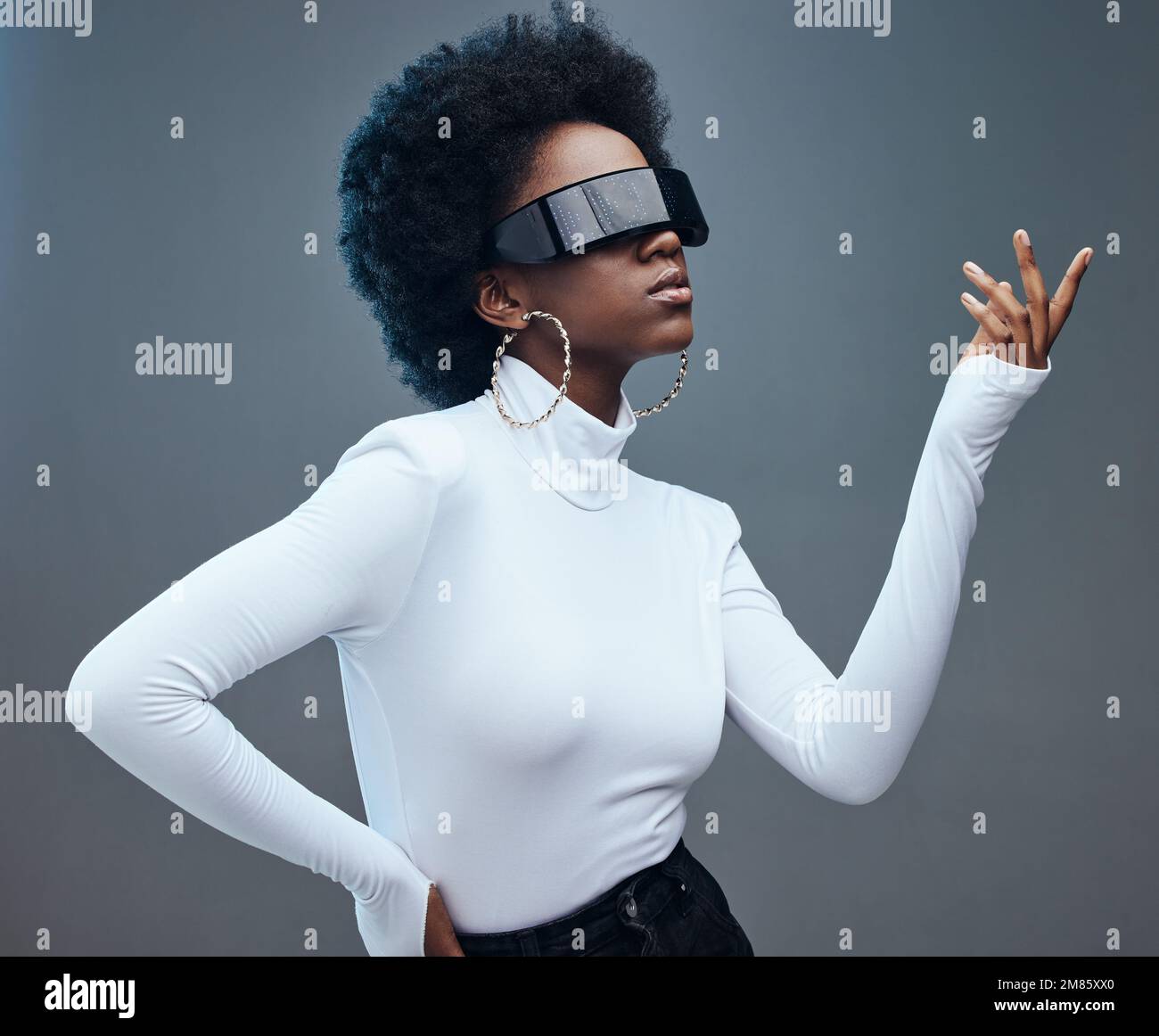 Futuristic fashion hi-res stock photography and images - Alamy