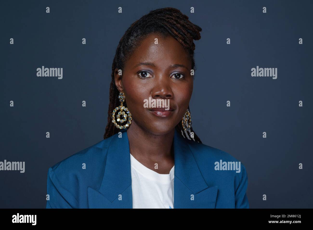 French filmmaker Alice Diop poses for a portrait to promote "Saint Omer