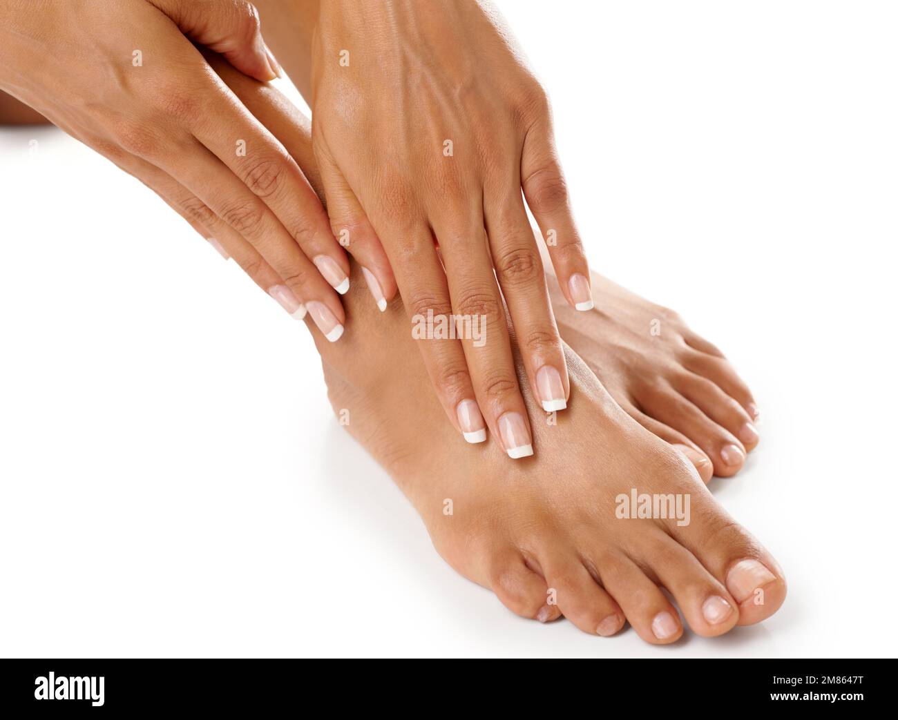 Beautiful hands and feet nail Stock Photo free download