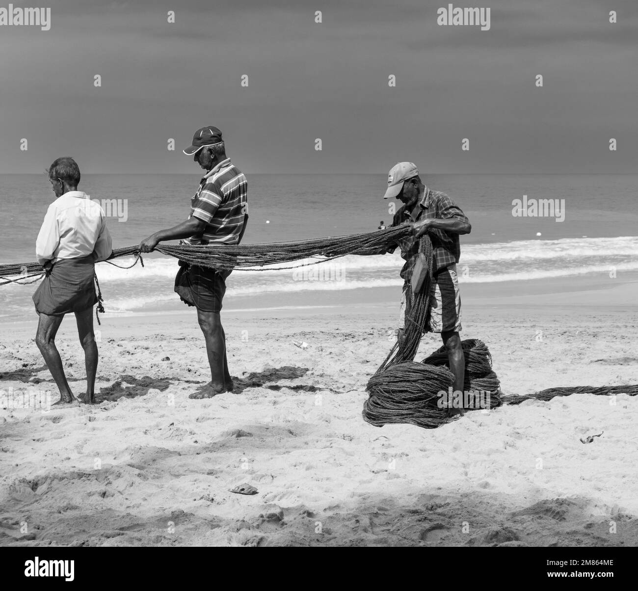 Net fisherman sri lanka Black and White Stock Photos & Images Alamy