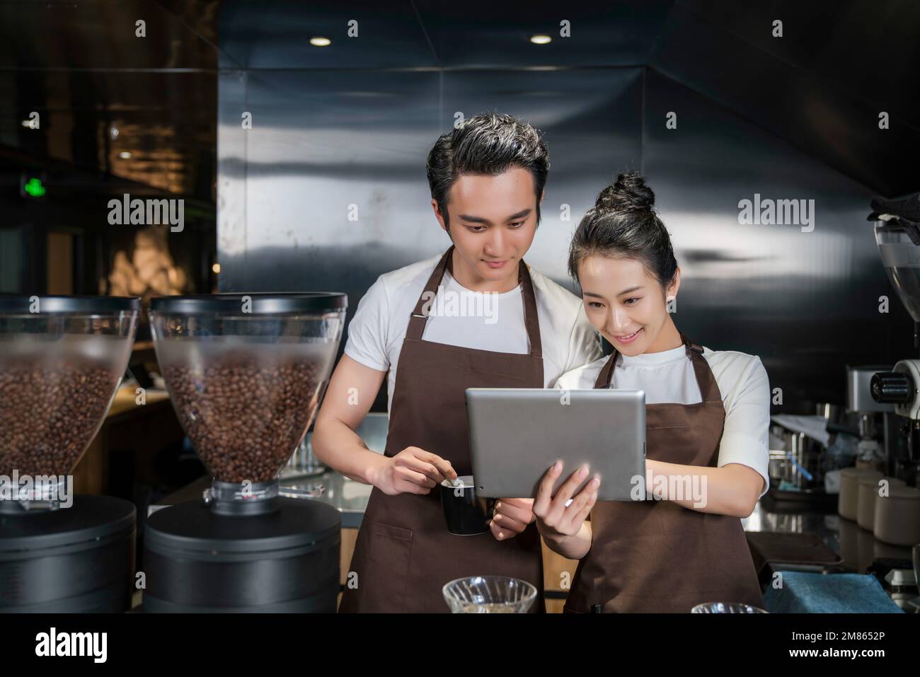The coffee shop service Stock Photo Alamy