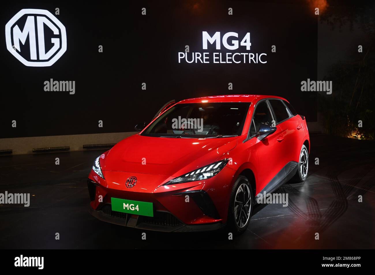Greater Noida, Uttar Pradesh, India. 11th Jan, 2023. MG4, a pure