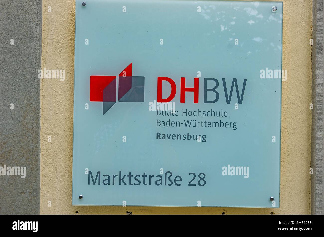 DHBW, Baden-Württemberg Cooperative State University, Ravensburg, Baden-Württemberg, Upper Swabia, Germany. Stock Photo