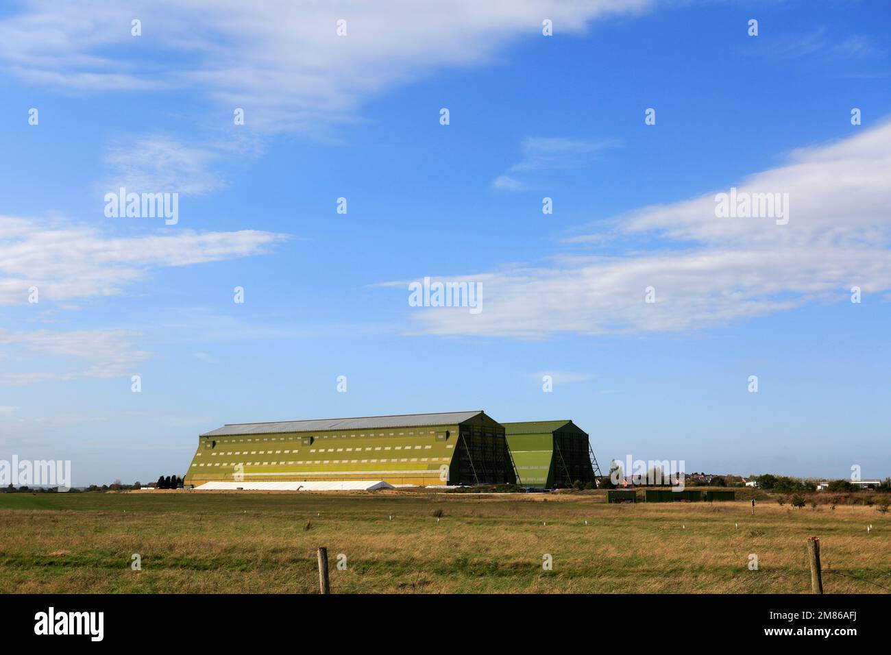 Cardington airfield hangers, Cardington, Bedfordshire, England; UK ...