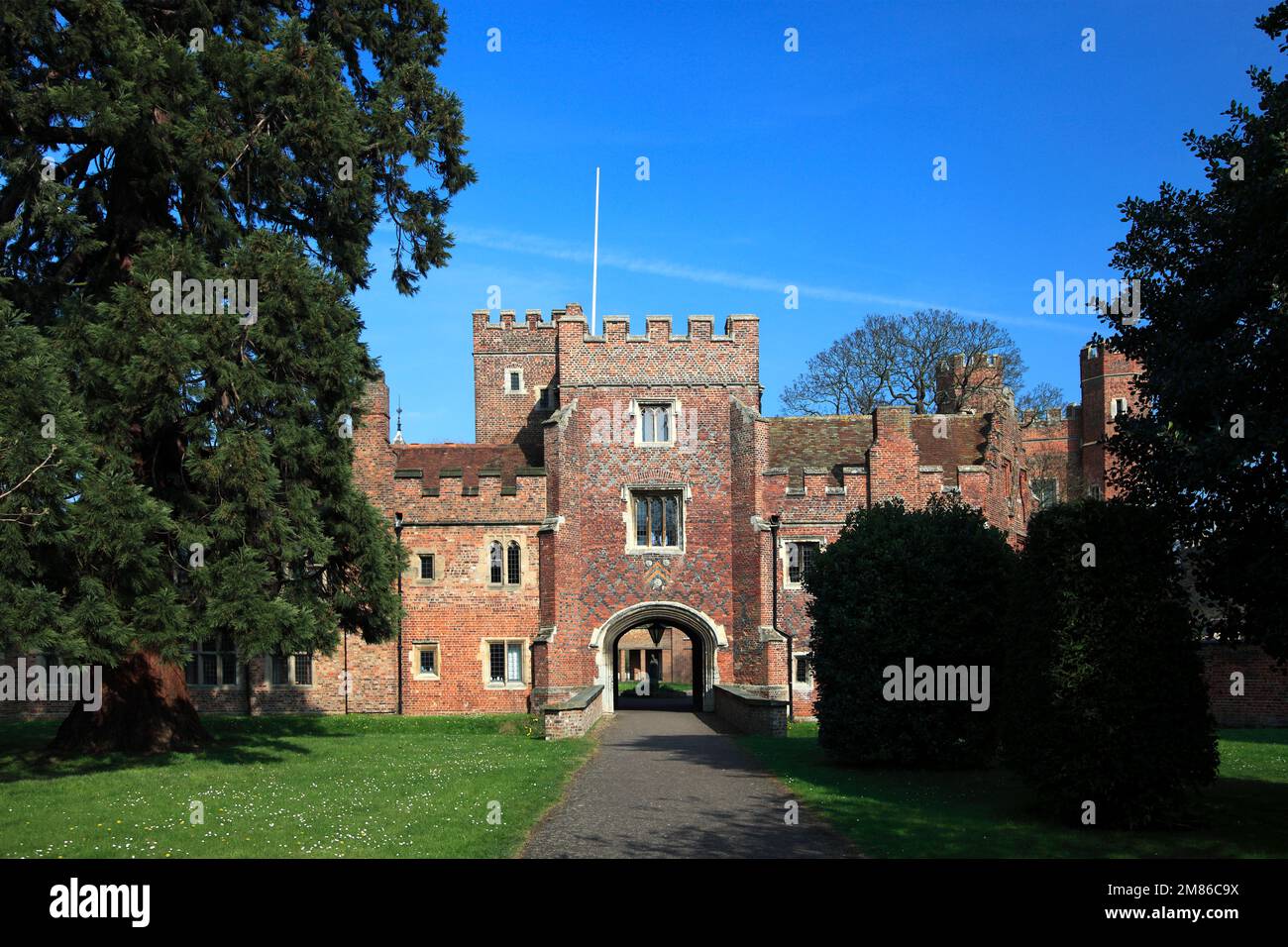 Buckden Towers also known as Buckden Palace, is a 12thcentury fortified manor house, Buckden