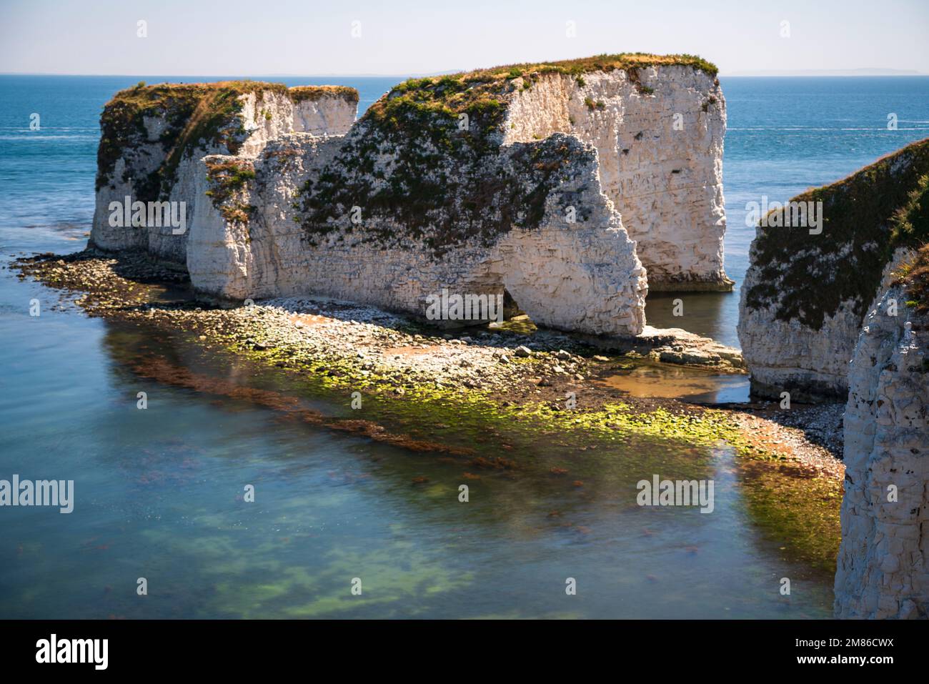 Old Harry Rocks are three chalk formations, including a stack and a ...