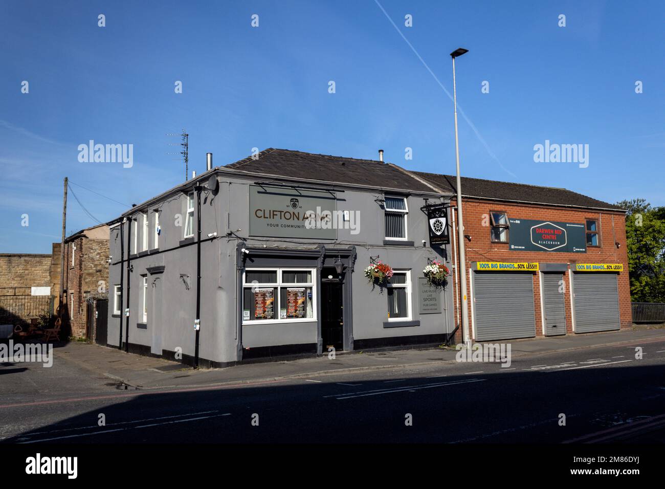 Clifton Arms. Grimshaw Park, Blackburn Stock Photo Alamy