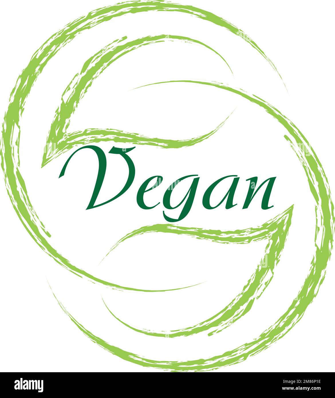 Vegetarian Symbol, Leaves, Vegan, Logo Stock Vector Image & Art Alamy