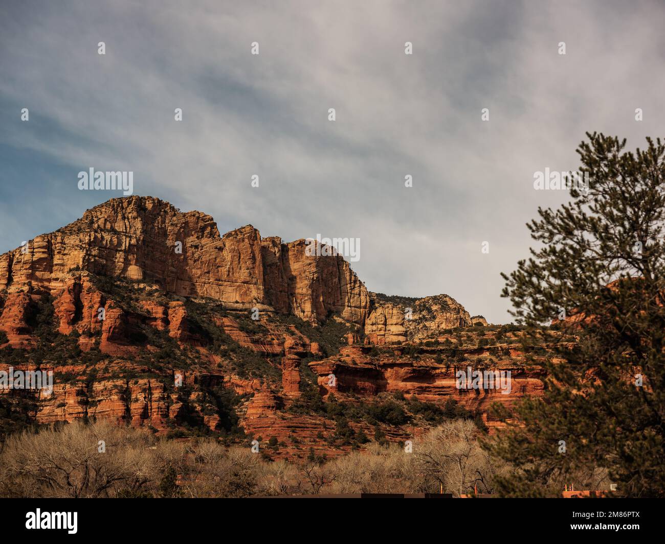 Rock formations in Sedona Arizona. The area is popular with hikers and