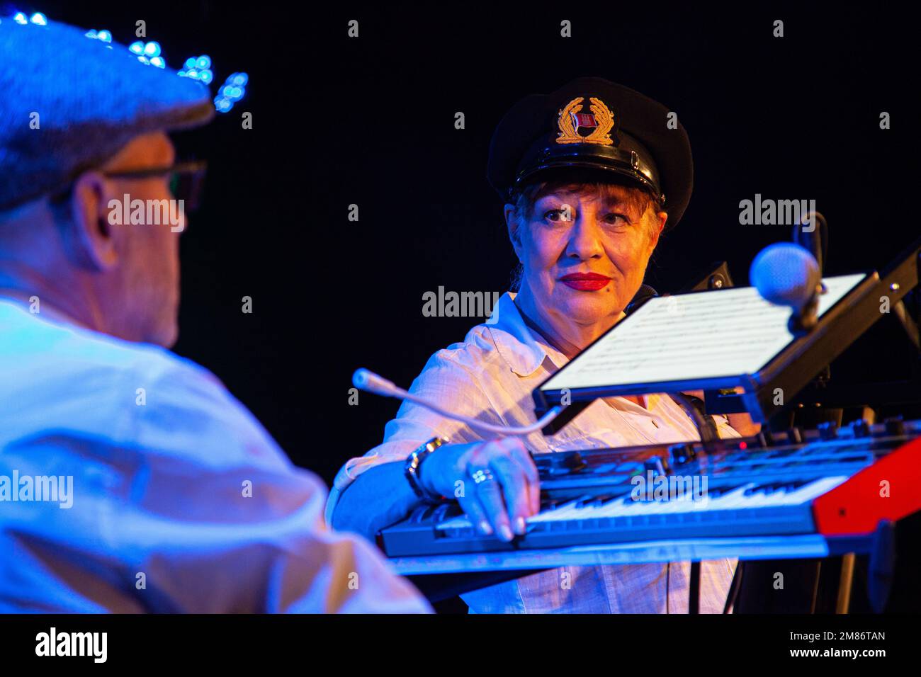 Ulla Meinecke, German singer and songwriter, Gronau, 2022 Stock Photo