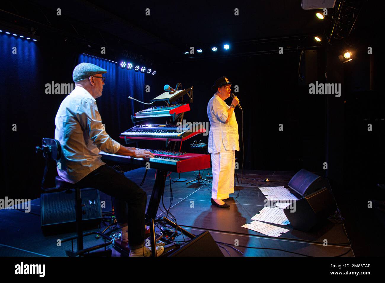 Ulla Meinecke, German singer and songwriter, Gronau, 2022 Stock Photo