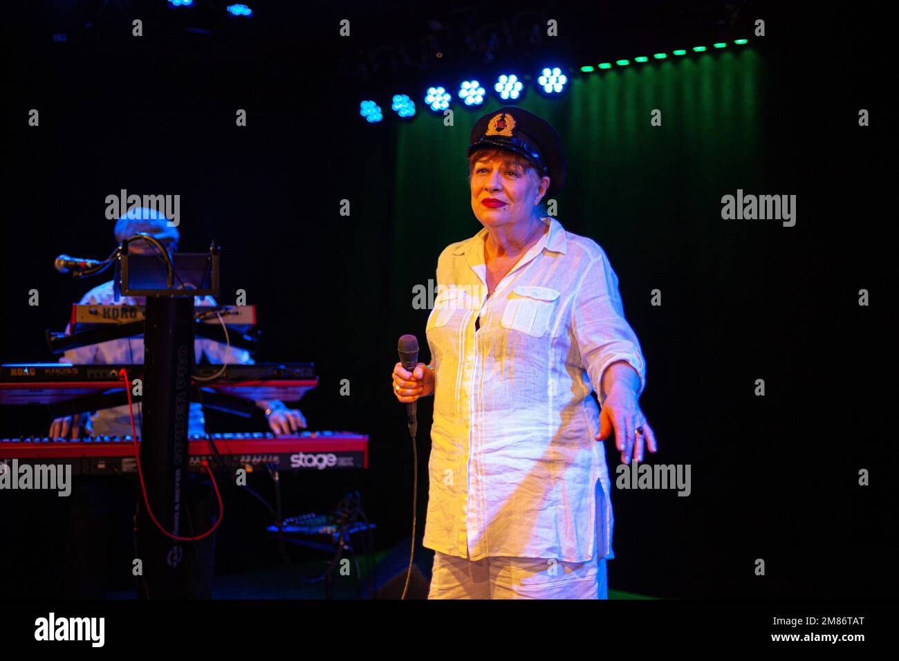 Ulla Meinecke, German singer and songwriter, Gronau, 2022 Stock Photo