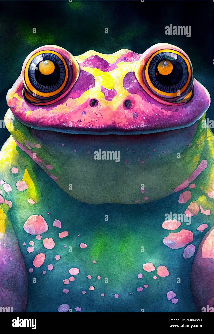 Front facing frog hires stock photography and images Alamy