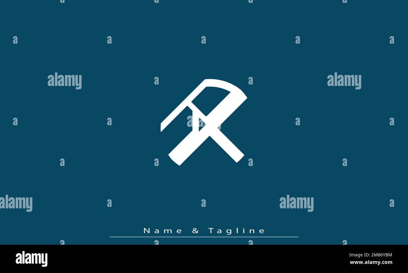 Alphabet letters Initials Monogram logo RT , TR Stock Vector