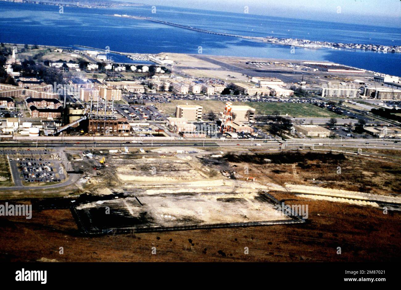 Norfolk naval base aerial hi-res stock photography and images - Alamy