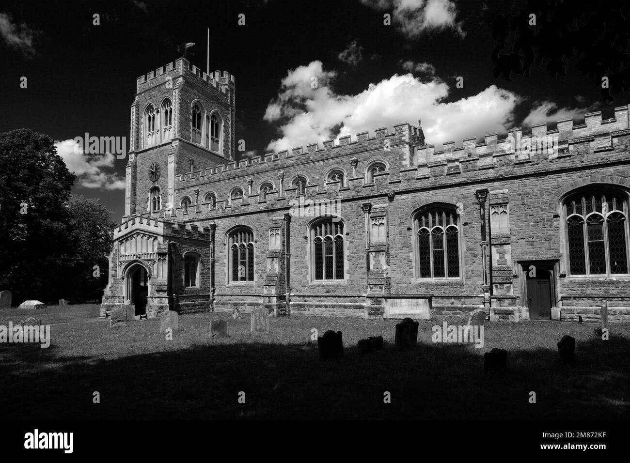 St Marys church, Cardington village, Bedfordshire; England; UK Stock