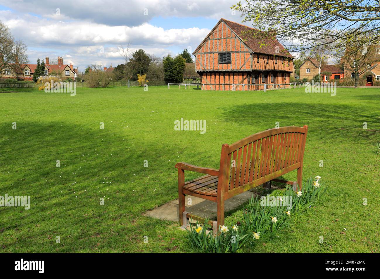The Moot Hall; Elstow village; John Bunyans birthplace; Bedfordshire ...