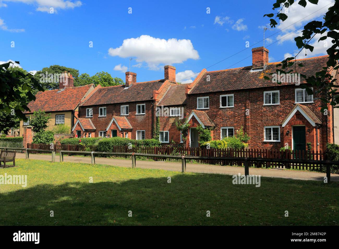 View over Cardington village, Bedfordshire County, England, UK Stock