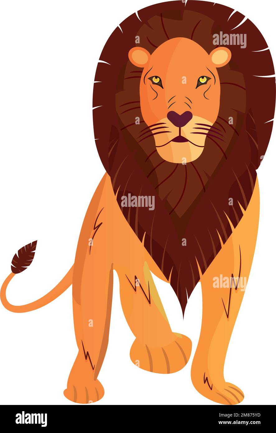Isolated cute lion colored sketch Vector Stock Vector Image & Art Alamy