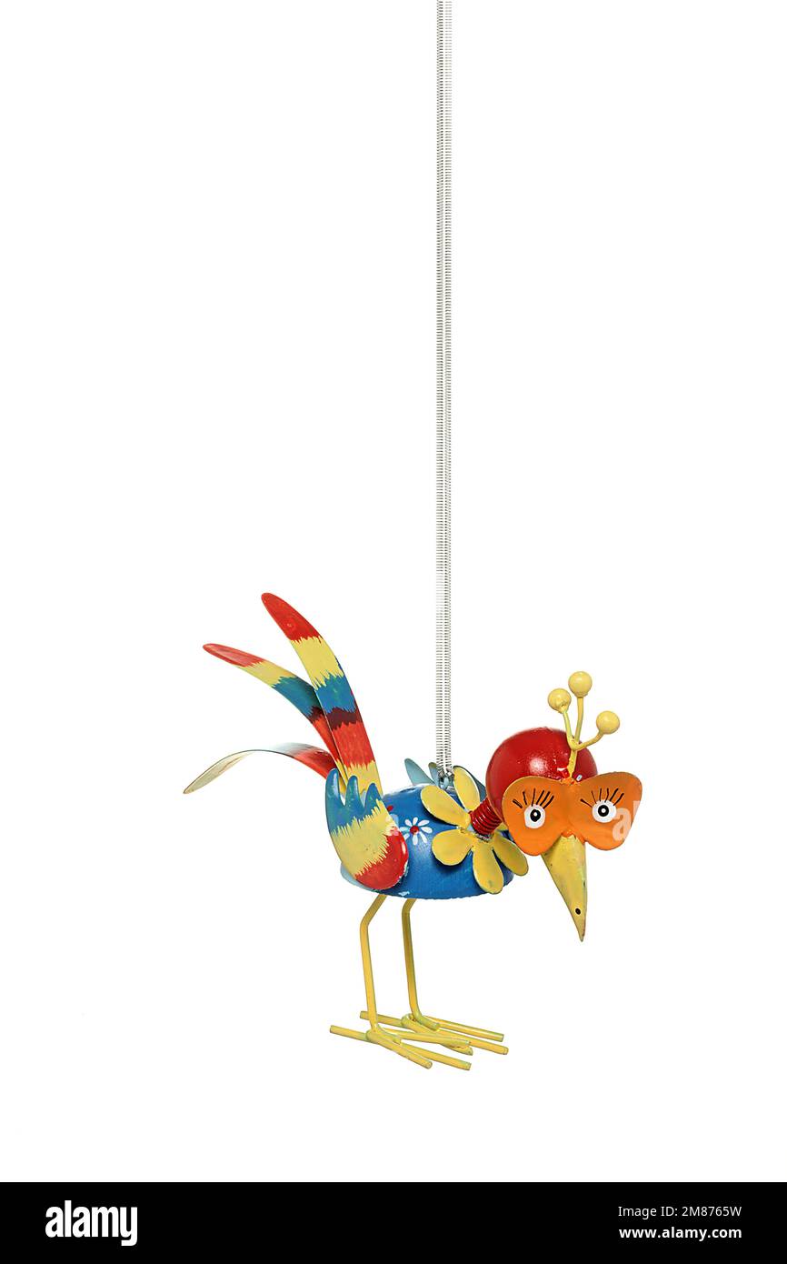 String gadget to hang with various figures. Gift for Christmas, Easter, Valentine's Day, Holiday, winter, summer, spring, birthday Stock Photo