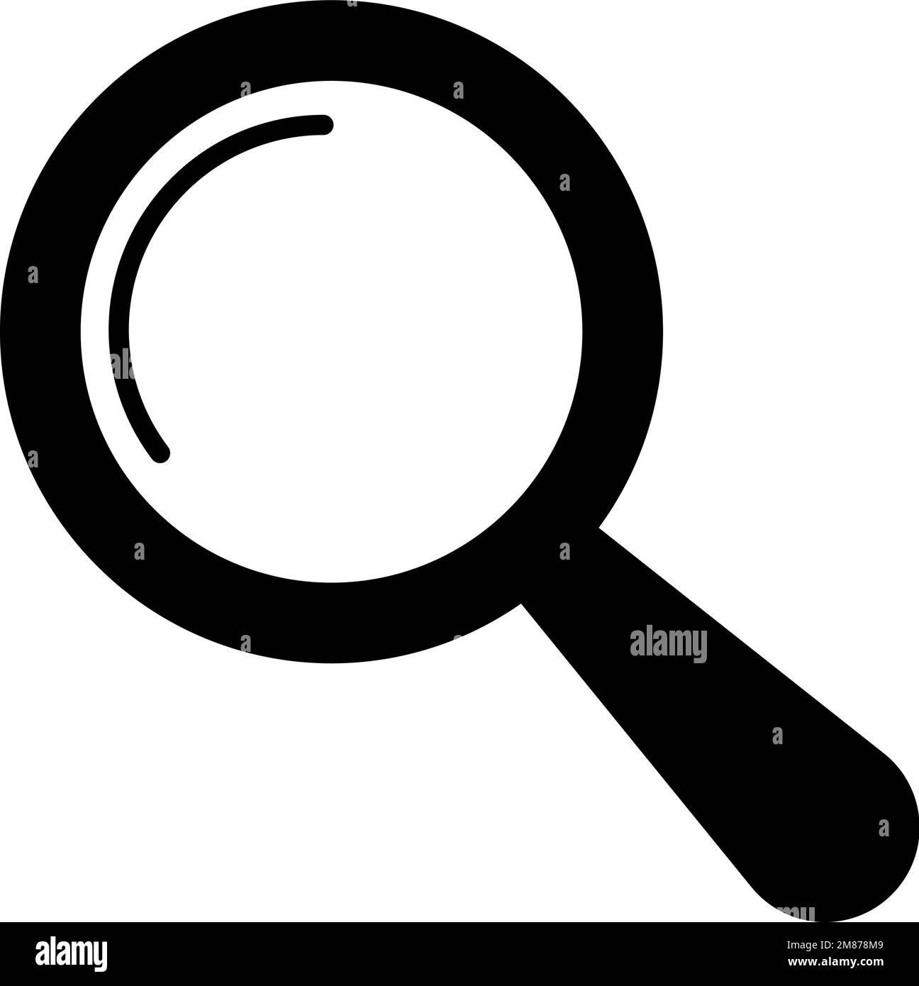 Magnifying glass icon. Zoom symbol. Research sign Stock Vector Image