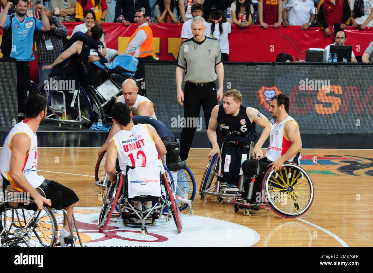 Galatasaray Wheelchair Basketball Team Stock Photo Alamy