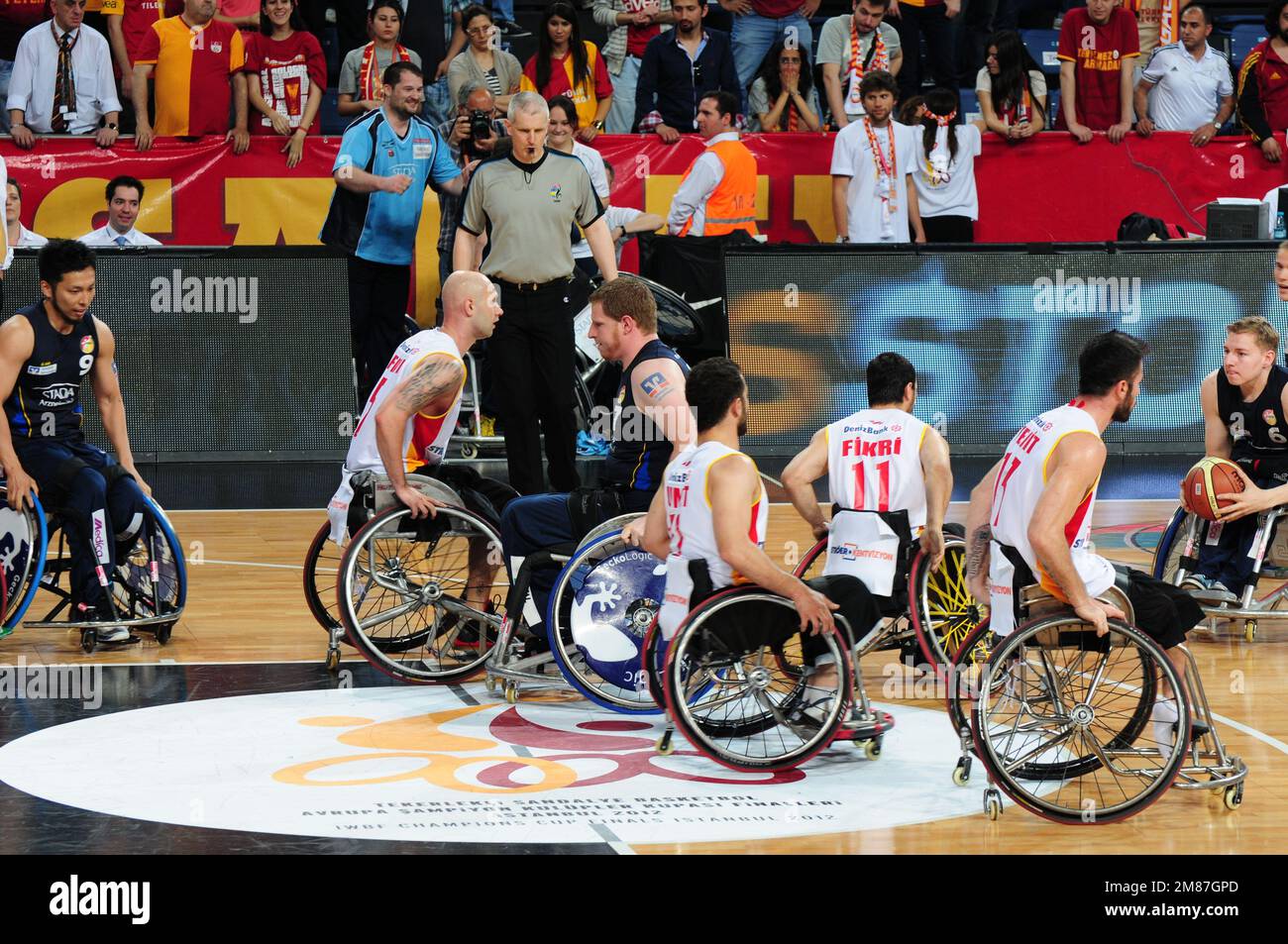 Galatasaray Wheelchair Basketball Team Stock Photo Alamy