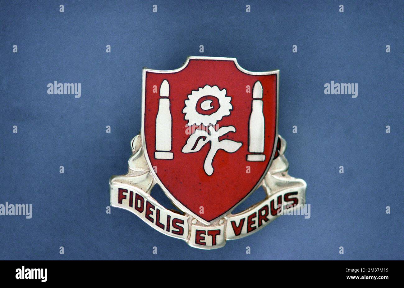 Approved insignia for: 29th Field Artillery. Country: Unknown Stock Photo