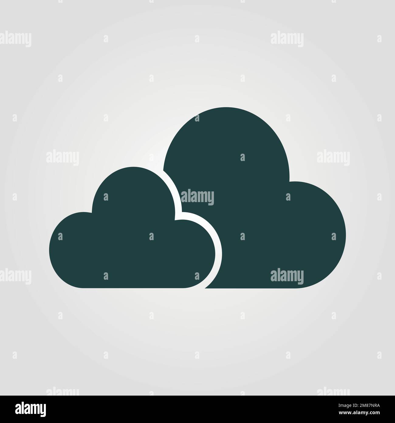 cloud icon template color editable. colorful cloud symbol vector illustration for graphic and